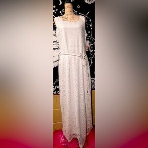 White Laced Sun Dress